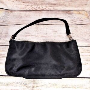 Lover + Friends Jay Shoulder Bag Black with Silver Zipper